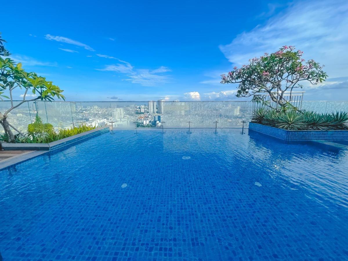 Luxury Gold Apartment 86 -Rooftop Pool Central City Ho Chi Minh-staden Exteriör bild