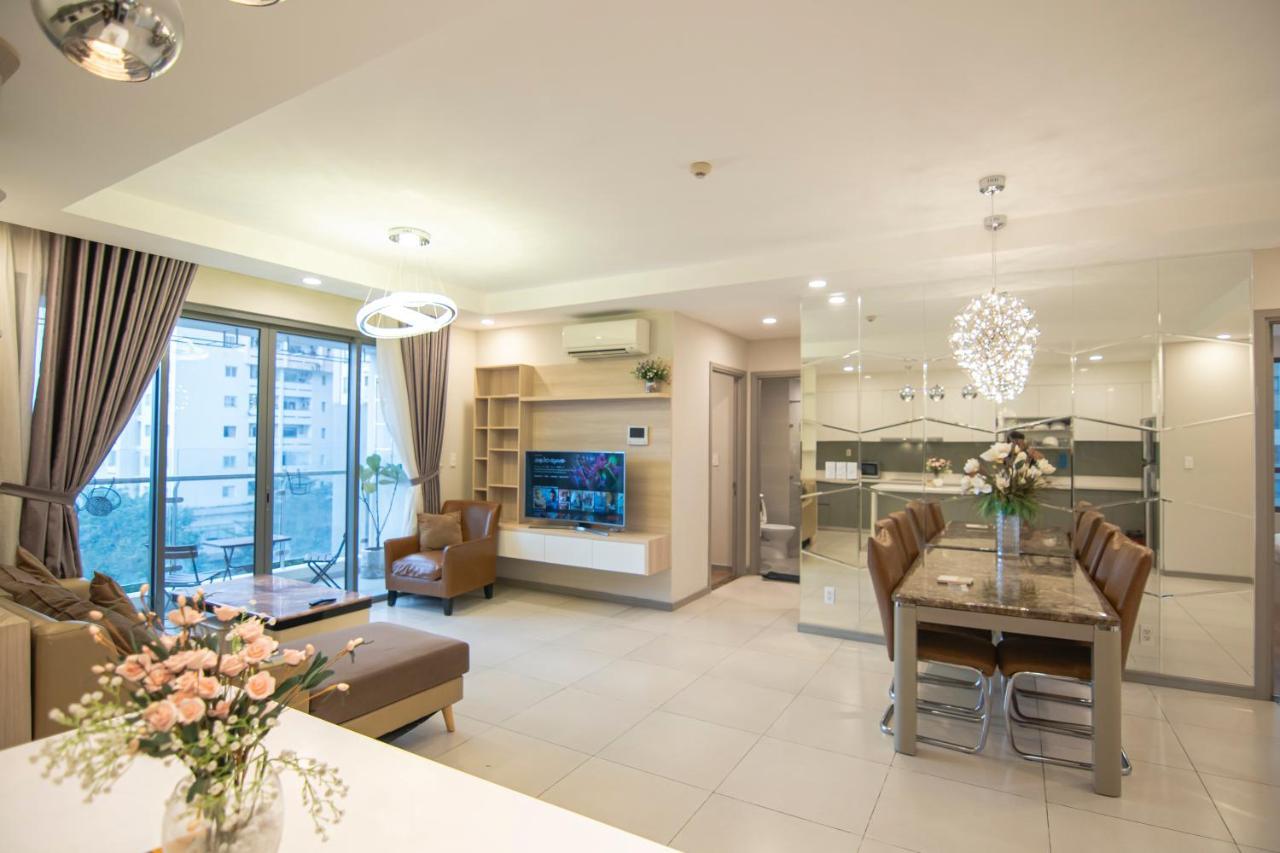 Luxury Gold Apartment 86 -Rooftop Pool Central City Ho Chi Minh-staden Exteriör bild
