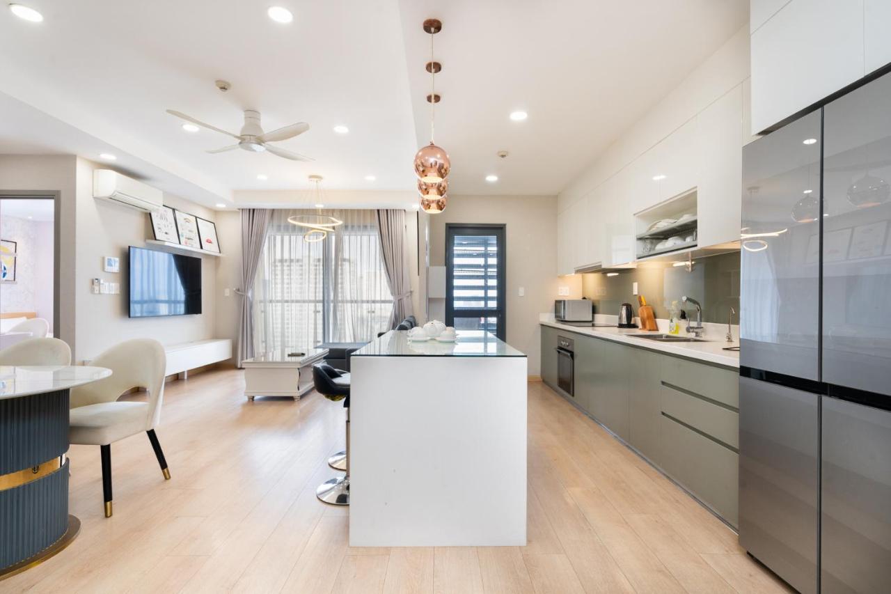 Luxury Gold Apartment 86 -Rooftop Pool Central City Ho Chi Minh-staden Exteriör bild