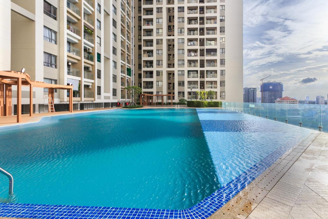 Luxury Gold Apartment 86 -Rooftop Pool Central City Ho Chi Minh-staden Exteriör bild